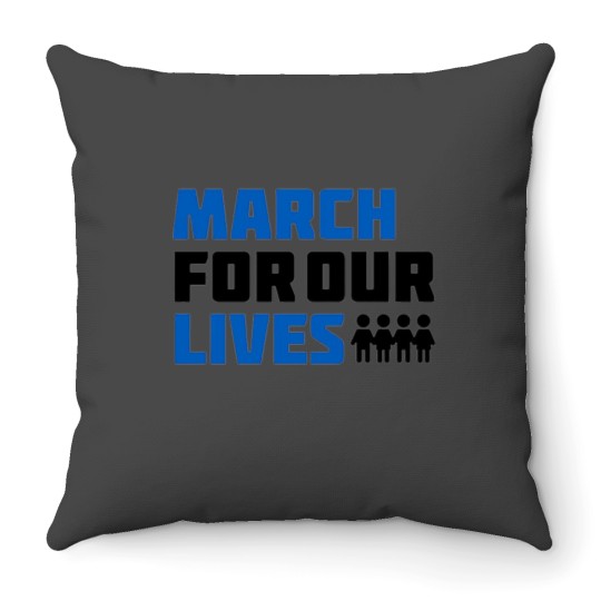 Discover March For Our Lives Throw Pillows