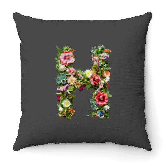 Discover Letter H Throw Pillows