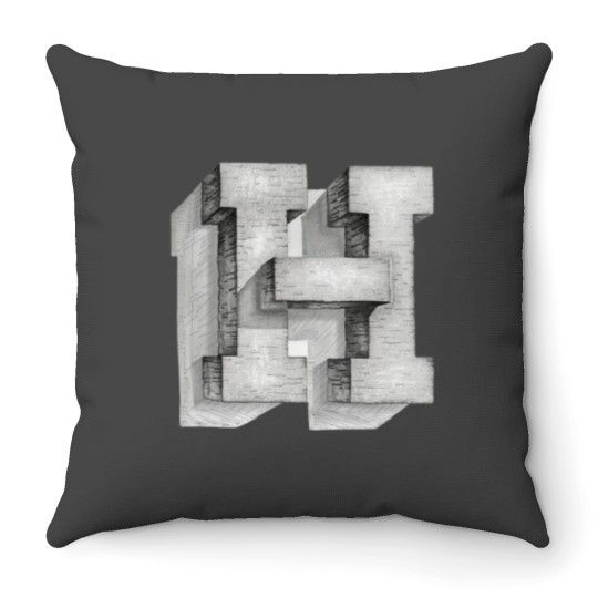 Discover Letter H Throw Pillows