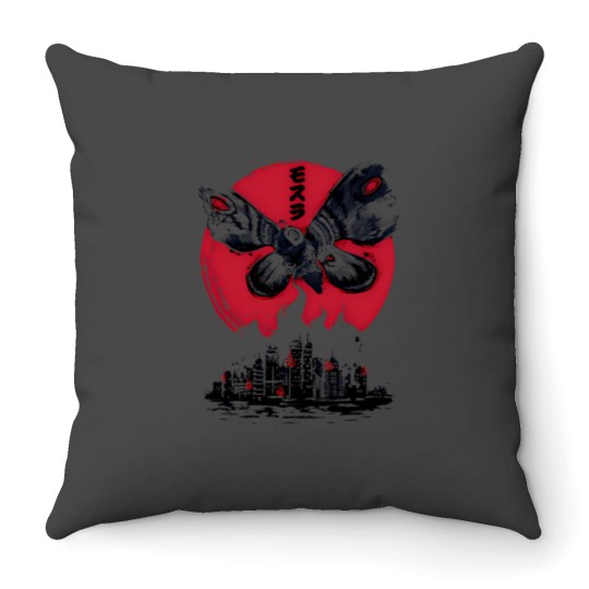 Discover Zeros Godzilas Dagons Vintage Ones New Monsters (30) Throw Pillows