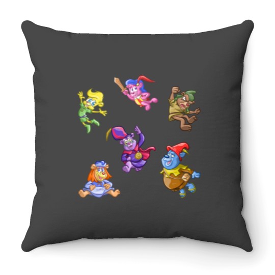 Discover Hier und dort und überall Throw Pillows
