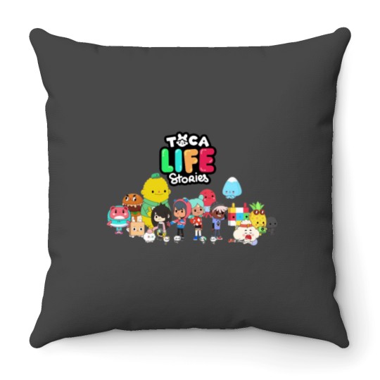 Discover toca boca (25) Throw Pillows