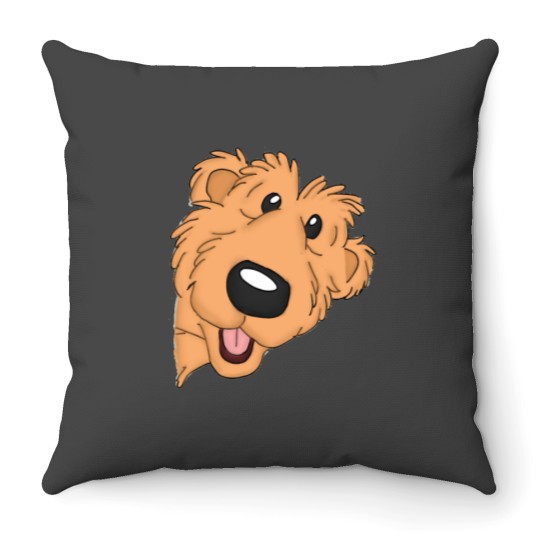 Discover BEAR in the big blue house Throw Pillows