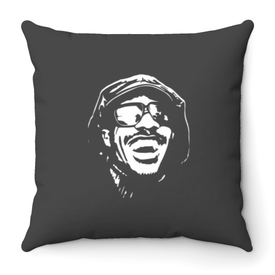 Discover Stevie Wonder  (1) Throw Pillows