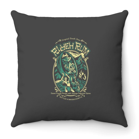Discover R'lyeh Rum Classic Throw Pillows