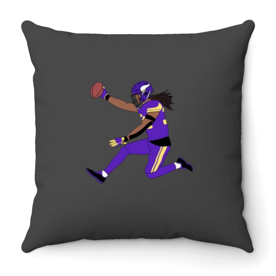 Discover the flying cook Throw Pillows