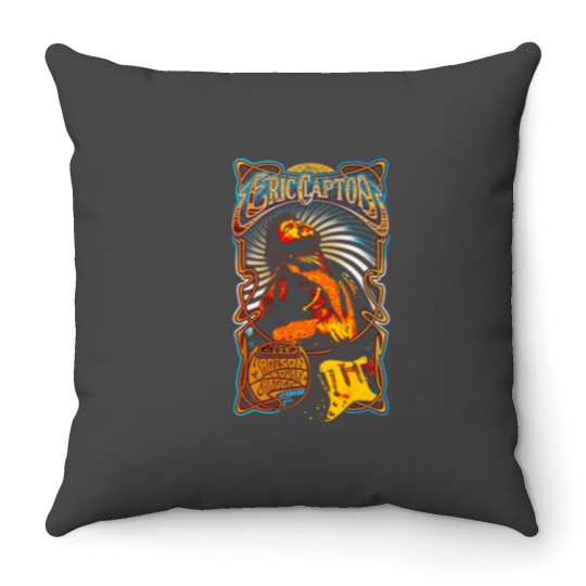 Discover Eric Clapton Vintage Eric Quotes She don't lie Throw Pillows