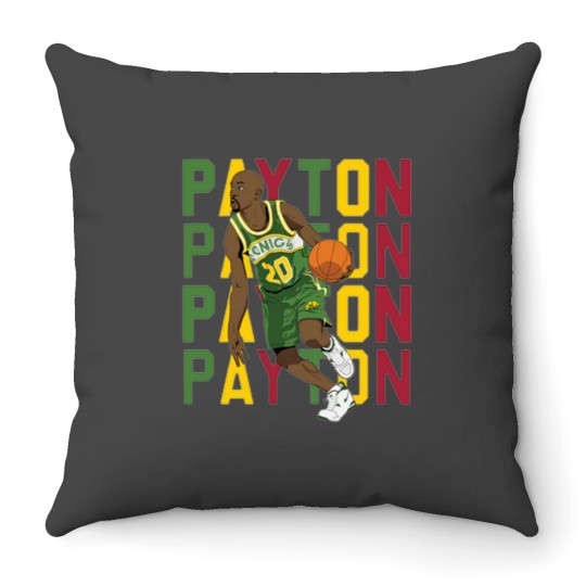 Discover gary payton Throw Pillows