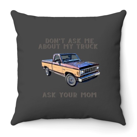 Discover Ask your Mom TEE Throw Pillows