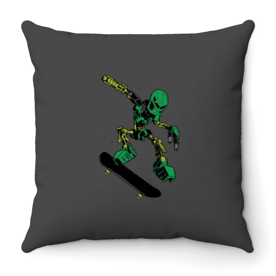 Discover Lewa Skateboarding Throw Pillows