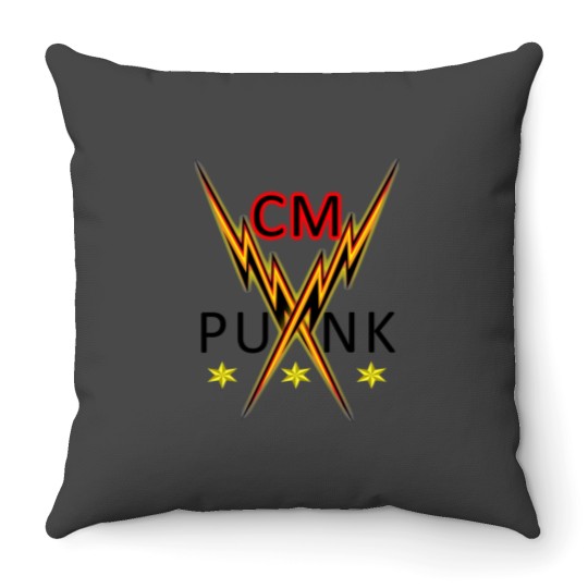Discover Cm punk aewdesign Throw Pillows