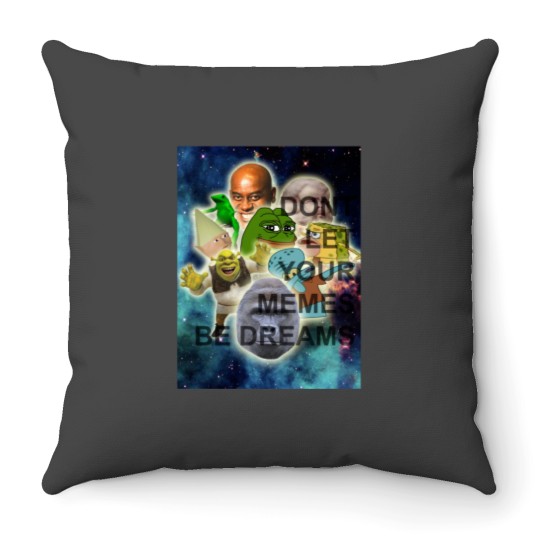 Discover Collection of the Dankest Memes Throw Pillows