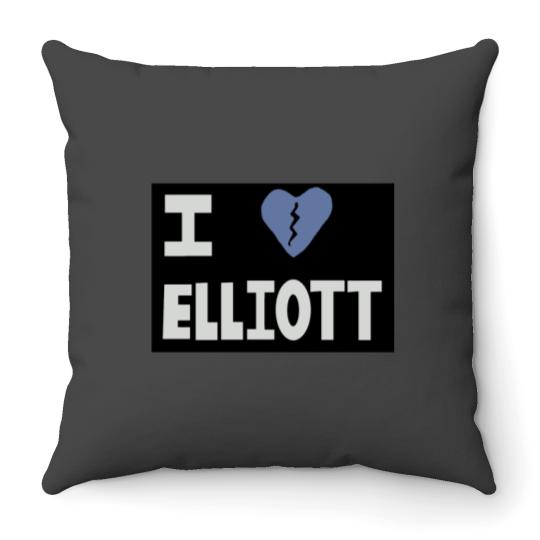 Discover Elliott Smith Tribute - I BrokenHeart Elliott Throw Pillows