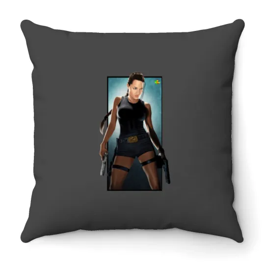 Discover tomb Raider Throw Pillows