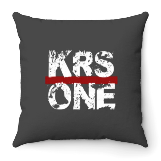 Discover Krs One bar Throw Pillows