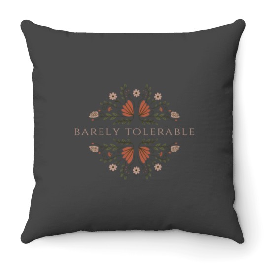 Discover Pride And Prejudice Barely Tolerable Throw Pillows