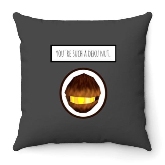 Discover You're Such A Deku Nut Throw Pillows