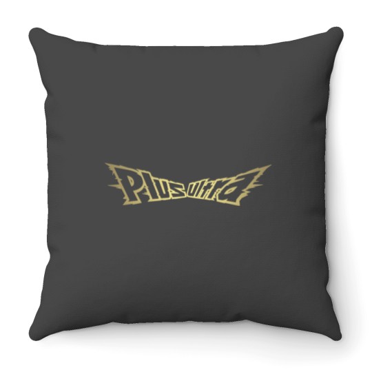 Discover Plus Ultra Gold (3) Sticker Throw Pillows