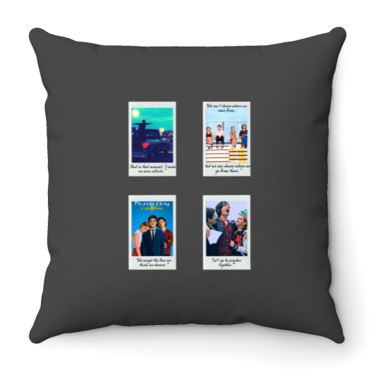 Discover Perks Of Being A WallflowerPackPerks Of Being A Wallflower sPinT-Shir Throw Pillows