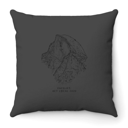 Discover Facelift Act Local 2020 Throw Pillows