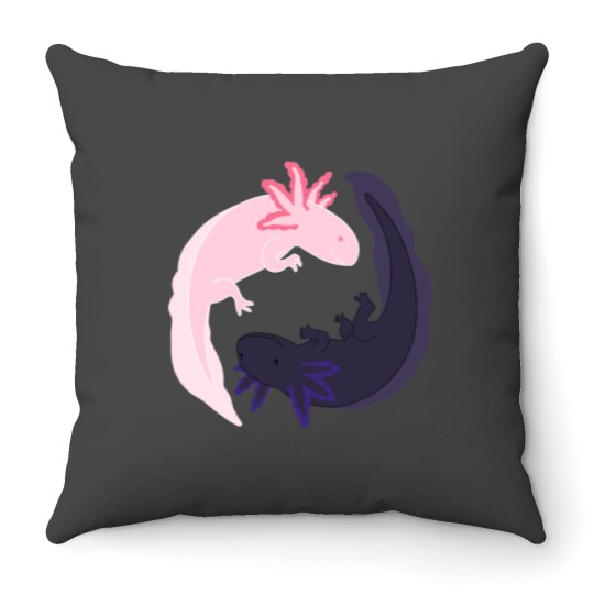Discover Yin  Yang  Sticker Throw Pillows