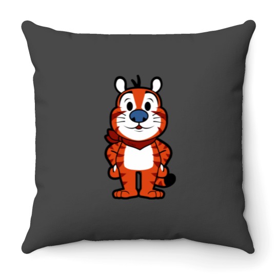 Discover Tony the Tiger Chibi Throw Pillows