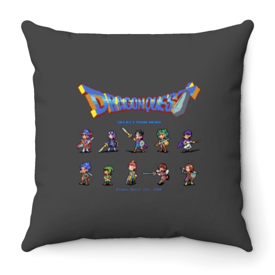 Discover Dragon Quest Throw Pillows