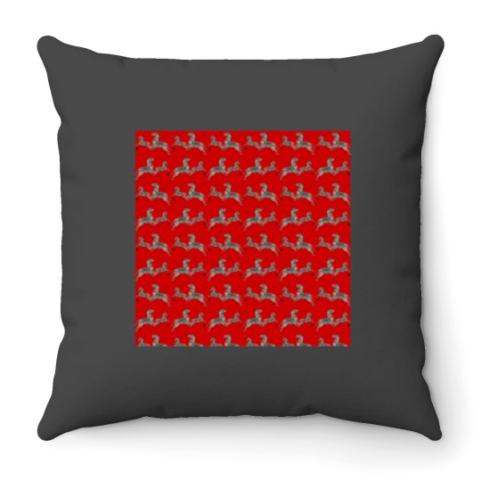 Discover zebra wallpaper Sticker Throw Pillows