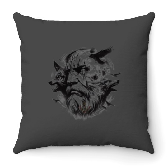 Discover Odin Hanging Throw Pillows