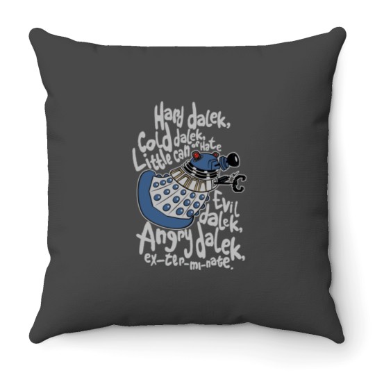 Discover Hard Dalek Throw Pillows - Cold Dalek Movie Collection