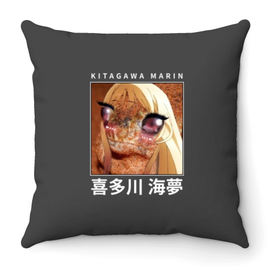 Discover Kitagawa Marin Meme - My Dress-Up Darling Throw Pillows