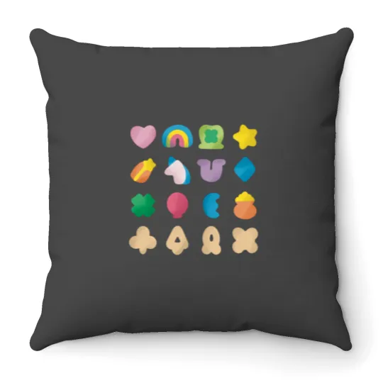 Discover Lucky charms Throw Pillows