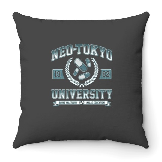 Discover Neo Tokyo [Neo-Tokyo] University Throw Pillows