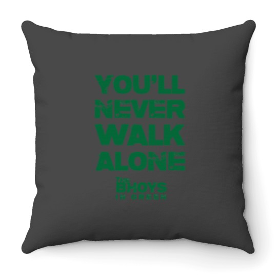 Discover You Will Never Walk Alone – The Bhoys Throw Pillows