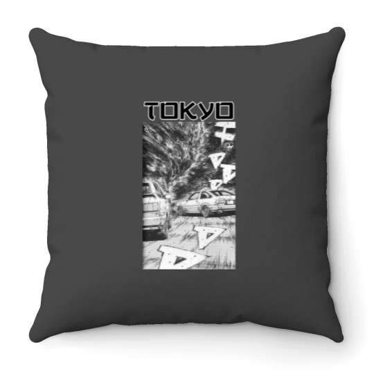 Discover tokyo drift Throw Pillows