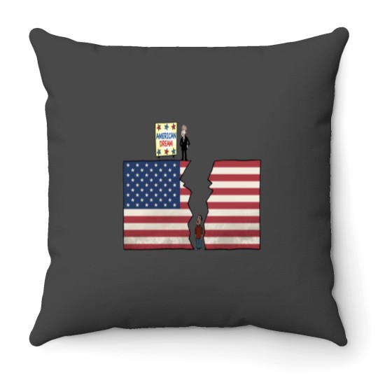 Discover America's dream is to become the most developed country Throw Pillows