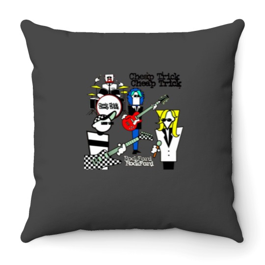 Discover Trick Grup Throw Pillows