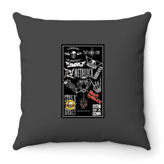 Discover band vintage Throw Pillows