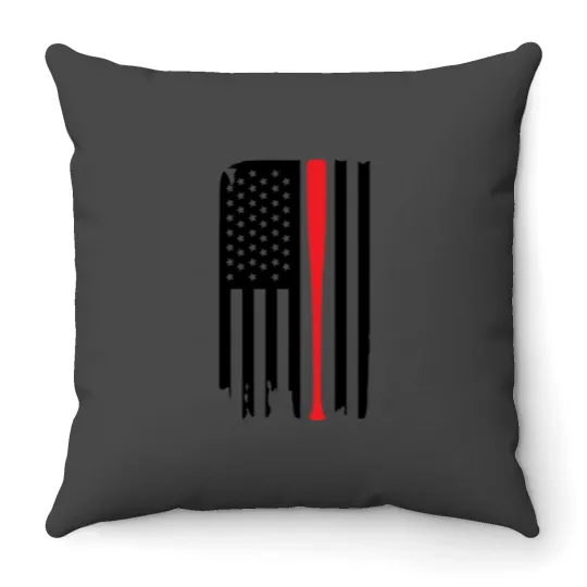 Discover With American Flag Throw Pillows