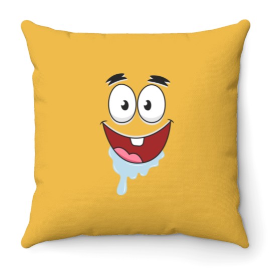 Discover Cute Patrick Face Throw Pillows