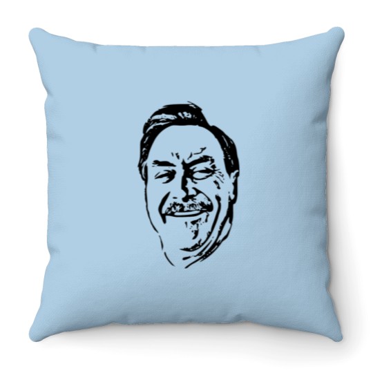 Discover Mike Lindell My Pillow Guy Illustration Throw Pillows