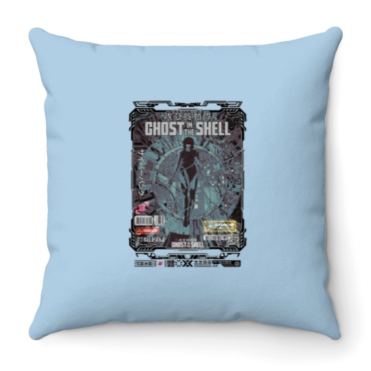 Discover sGhost in the Shell 攻殻機動隊 Throw Pillows