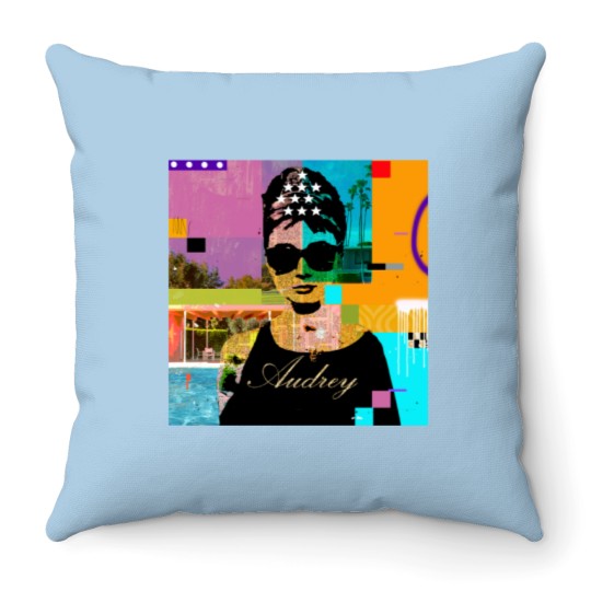 Discover Audrey Hepburn Script Throw Pillows