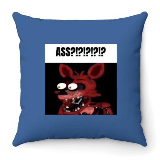 Discover fnaf foxy CUL !!!! meme Throw Pillows