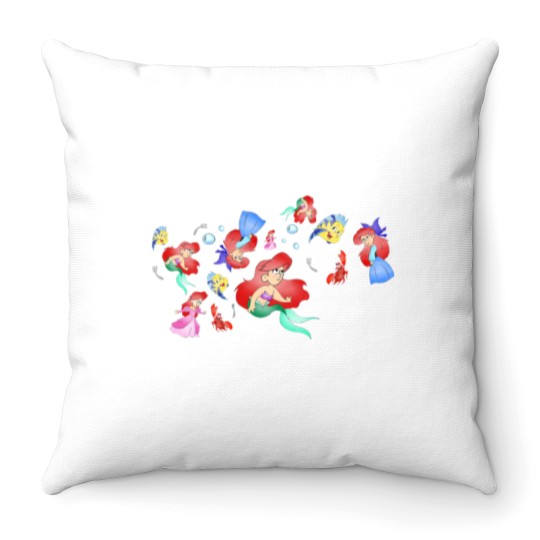 Discover Little mermaid Throw Pillows
