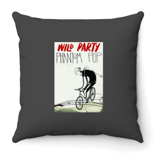 Discover Wild Party Phantom Pop Throw Pillows