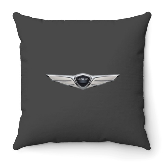 Discover Seller Genesis.car Logo Throw Pillows