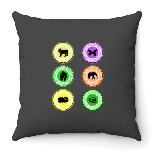 Discover Kratt brothers combo sticker Throw Pillows