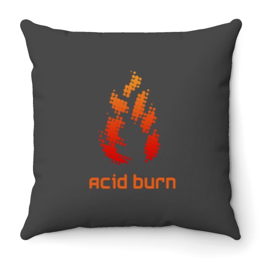 Discover Acid Burn Throw Pillows