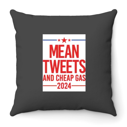 Discover Mean Tweets 2024 Throw Pillows